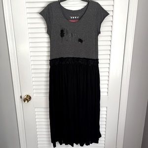 ETSY HANDMADE CAT LADY TEE SHIRT MAXI DRESS